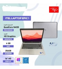 Laptop Itel  EPIC 1 BY INFINIX - INTEL N4120 -  RAM 4GB | SSD 256GB  | 14" | W11 